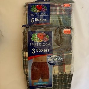 8 prs NEW boxers